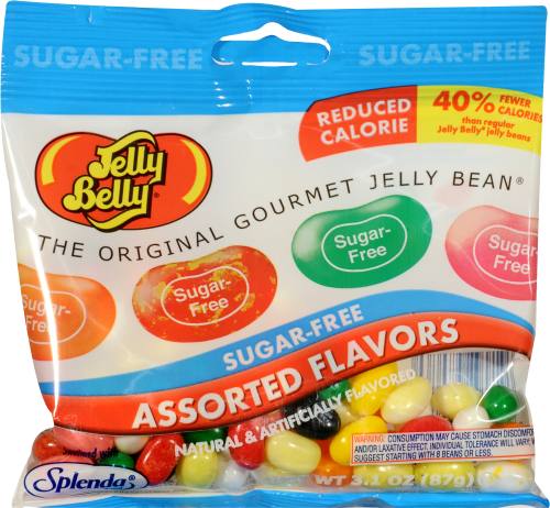 Jelly Belly Sugar Free Assorted Flavors Jelly Beans Perspective: front
