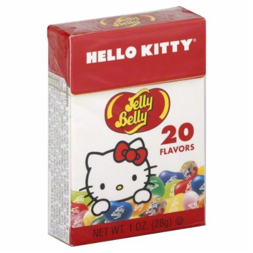 Jelly Belly 20 Flavors Hello Kitty Jelly Bean Box Perspective: front