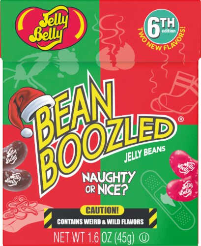 Jelly Belly Holiday Naughty or Nice? BeanBoozled Jelly Beans Perspective: front