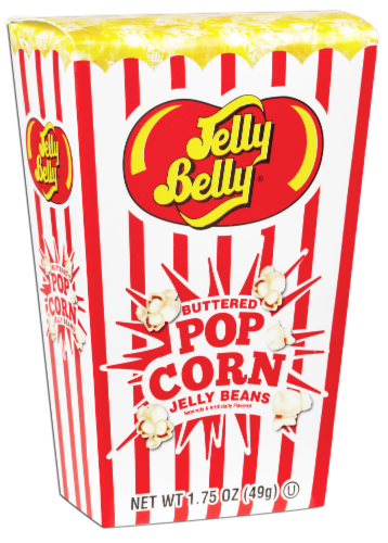 Jelly Belly Popcorn Box Perspective: front