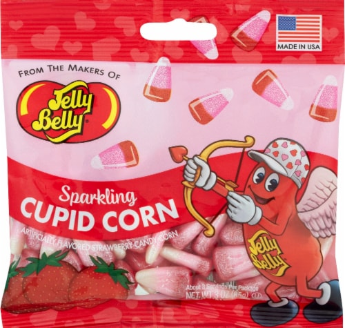 Jelly Belly Sparkling Cupid Corn Candy Perspective: front