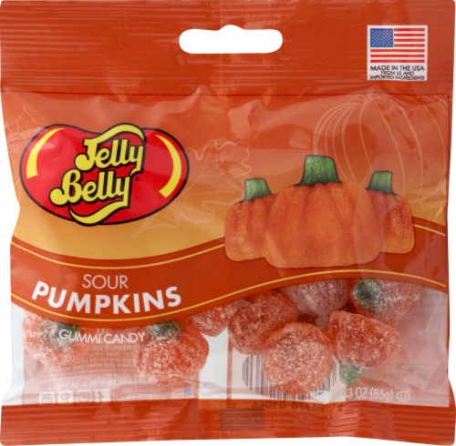 Jelly Belly Sour Gummi Pumpkins Perspective: front