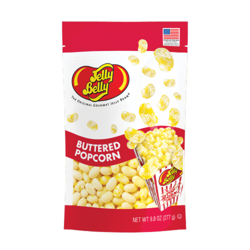 Jelly Belly Buttered Popcorn Jelly Beans Perspective: front