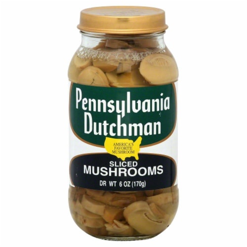 Pennsylvania Dutchman Sliced Mushrooms Perspective: front