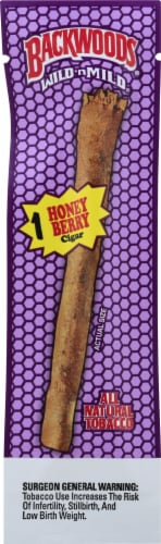 Backwoods® Wild & Mild® Honey Berry Cigar Perspective: front