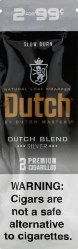 Dutch Masters Silver Dutch Blend Cigarillos Perspective: front