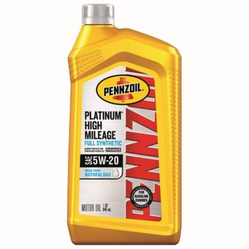 Pennzoil 5W 20 Platinum High Mileage Full Synthetic Motor Oil 32 fl oz Fred Meyer