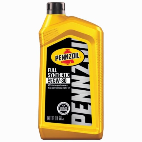 Pennzoil 5W-30 Full Synthetic Motor Oil Perspective: front