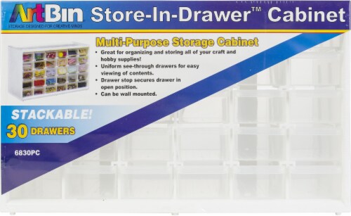 ArtBin Store-In-Drawer Cabinet-14.375 X6 X8.75  Translucent Perspective: front