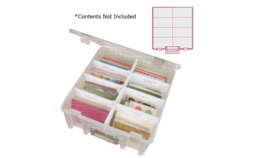 ArtBin Super Satchel Double Deep-15.25 X14 X6.25 Translucent, 1 count -  Kroger