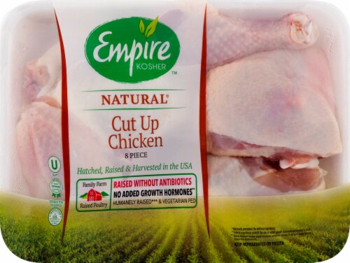 Empire Kosher 8 Piece Cut Up Chicken Perspective: front