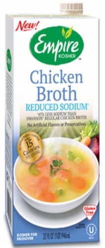Empire Kosher Broth Chicken Reduced Sodium Perspective: front