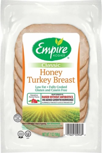 Empire Kosher® Classic Turkey Honey Breast Perspective: front