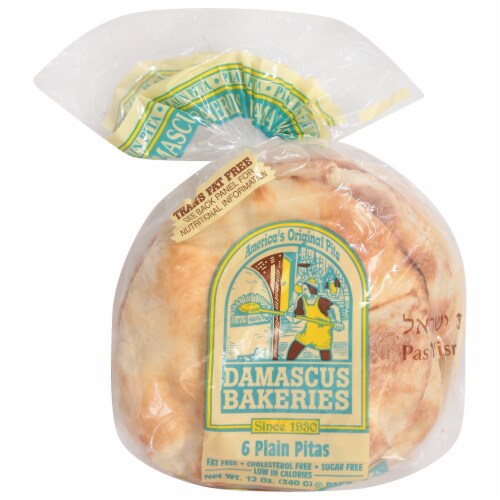 Damascus Bakeries Pita Bread Perspective: front