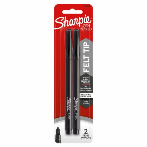 Sharpie® Fine Point Pens - Black Perspective: front