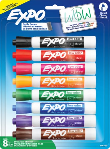 Expo® Dry Erase Markers -  Assorted Perspective: front