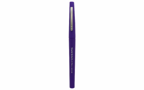 Paper Mate Flair Pen Med Purple Perspective: front
