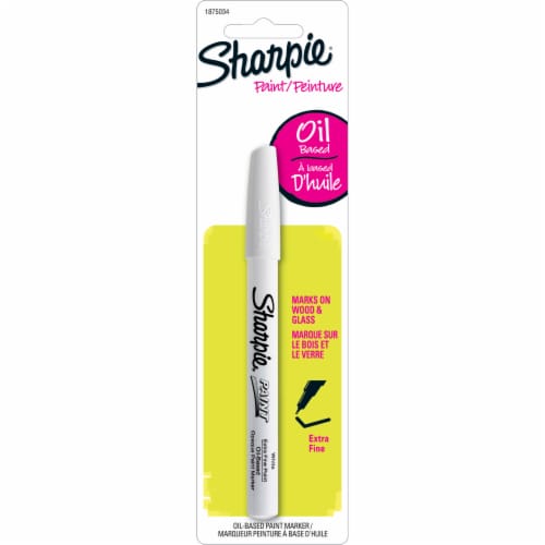 Sharpie Oil Based Paint Marker x Fine - White Perspective: front