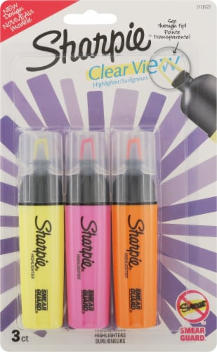 Sharpie® Clear View® Highlighters - Assorted, 3 pk - Pick 'n Save