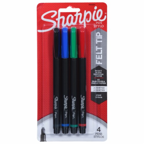 Sharpie® Fine Felt Tip Pens, 4 pk - Kroger