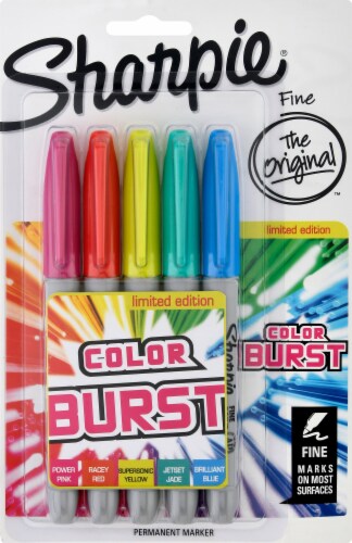 Sharpie Permanent Markers, Color Burst, Ultra Fine Point