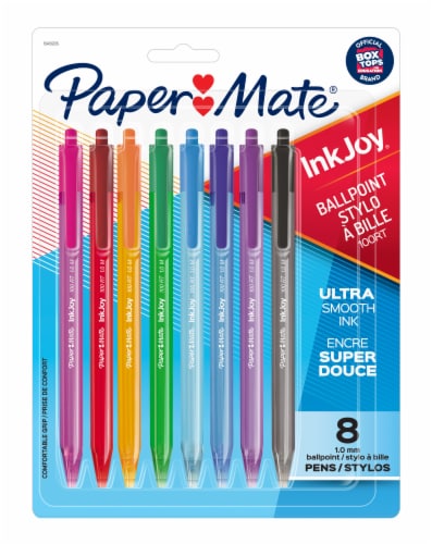 Paper Mate InkJoy Medium Point Retractable Pens Assorted 8 pk