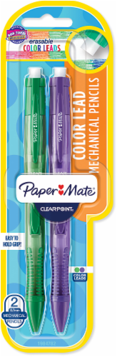 Paper Mate® Clearpoint® Color Lead Mechanical Pencil - Purple/Green Perspective: front
