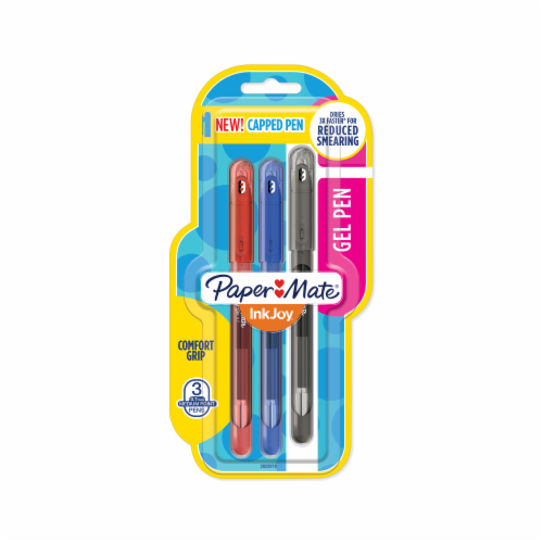 Paper Mate InkJoy Retractable Gel Pens, 0.7mm Medium Pt, Assorted