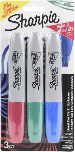 Sharpie® Metallic Permanent Markers - Ruby/Emerald/Sapphire, 3 pk - Fry's  Food Stores