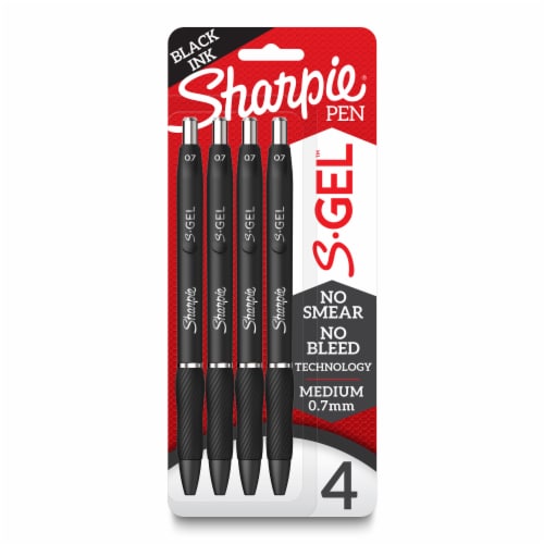 Sharpie S-Gel .5mm Fine Point Pens 4/Pkg-Black, 1 - Fry's Food Stores