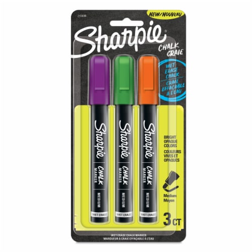 Sharpie® Wet Erase Chalk Markers, 3 ct Kroger
