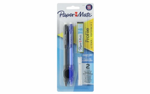 Paper Mate Profile .7mm Pencil 2pk w/eraser & lead Perspective: front