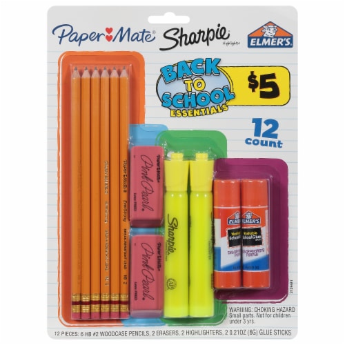 Paper Mate® Mixed Writing Eraser Mini Pack Perspective: front