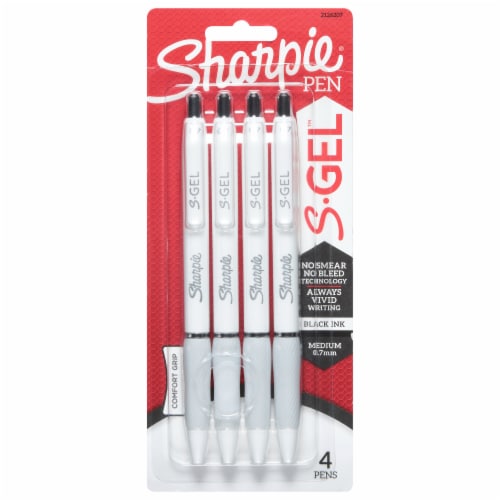 Sharpie® S-Gel™ Comfort Grip Gel Pen - Black, 4 pk - Gerbes Super