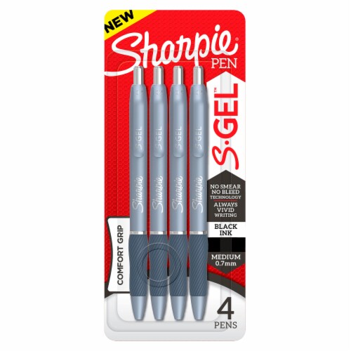 Sharpie® S-Gel 0.7mm Gel Pens - Black Perspective: front