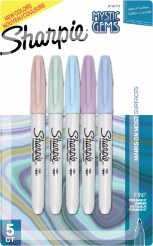 Sharpie Mystic Gems Ultra Fine Pt 5Ct Assorted Colors