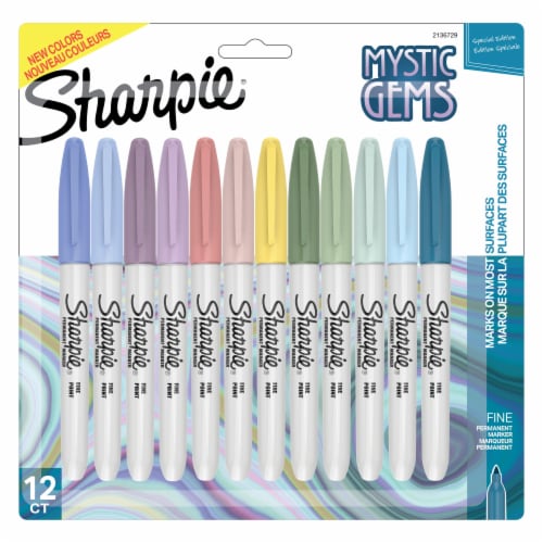 Sharpie Ultra Fine Point Mystic Gems Permanent Markers, 12 pk - Fry's Food  Stores