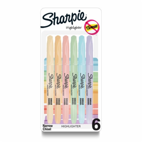 Sharpie® Pocket Pastel Highlighters, 6 pk - King Soopers