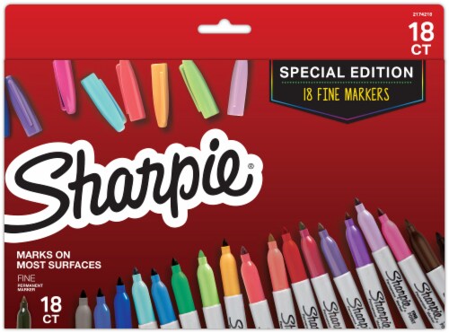 Sharpie Fine Point Permanent Markers - Assorted, 12 pk - Metro Market