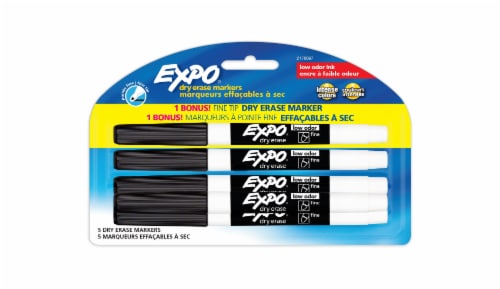 Expo Low Odor Fine Black Dry Erase Marker Perspective: front