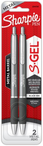 Sharpie® S-Gel™ Metal 0.7 MM Pens - Black Perspective: front