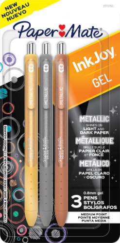 Paper Mate® Ink Joy® Assorted Metallic Gel Pens Perspective: front