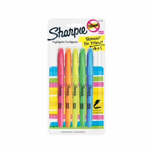 Sharpie® Narrow Chisel Tip Highlighters Perspective: front