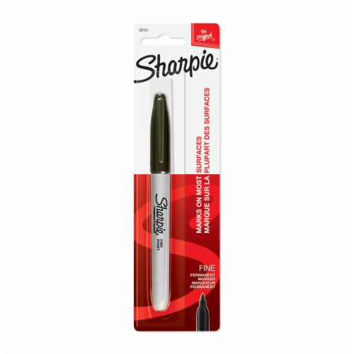 Sharpie® Fine Point Permanent Marker - Black Perspective: front