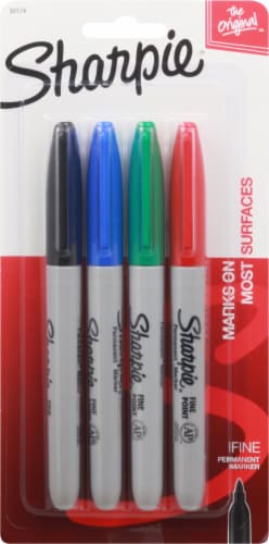 Sharpie Fine Point Permanent Markers, Assorted Metallic - 4 pack