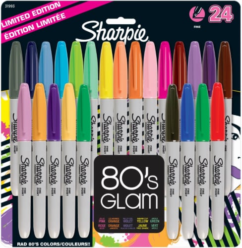 Sharpie Mystic Gems Ultra Fine Point Permanent Marker Special Edition, 5  count