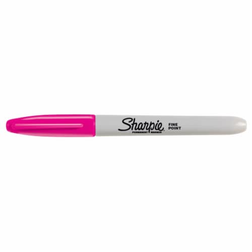 Sharpie® Fine Point Permanent Marker - Magenta Perspective: front