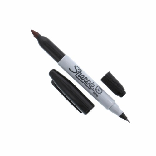 Sharpie Fine/Ultra Fine Twin-Tip Permanent Marker Open Stock-Black Perspective: front