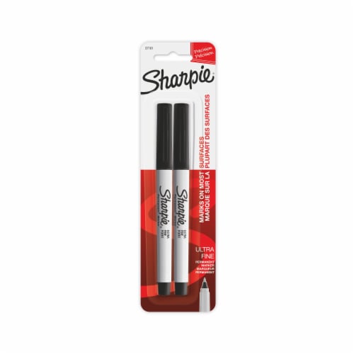 Markits, Permanent Marker, Ultra Fine Tip, Black