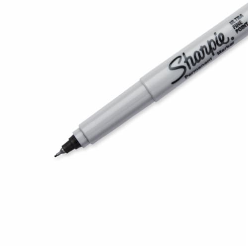 Sharpie® Black Ultra Fine Permanent Markers Perspective: front